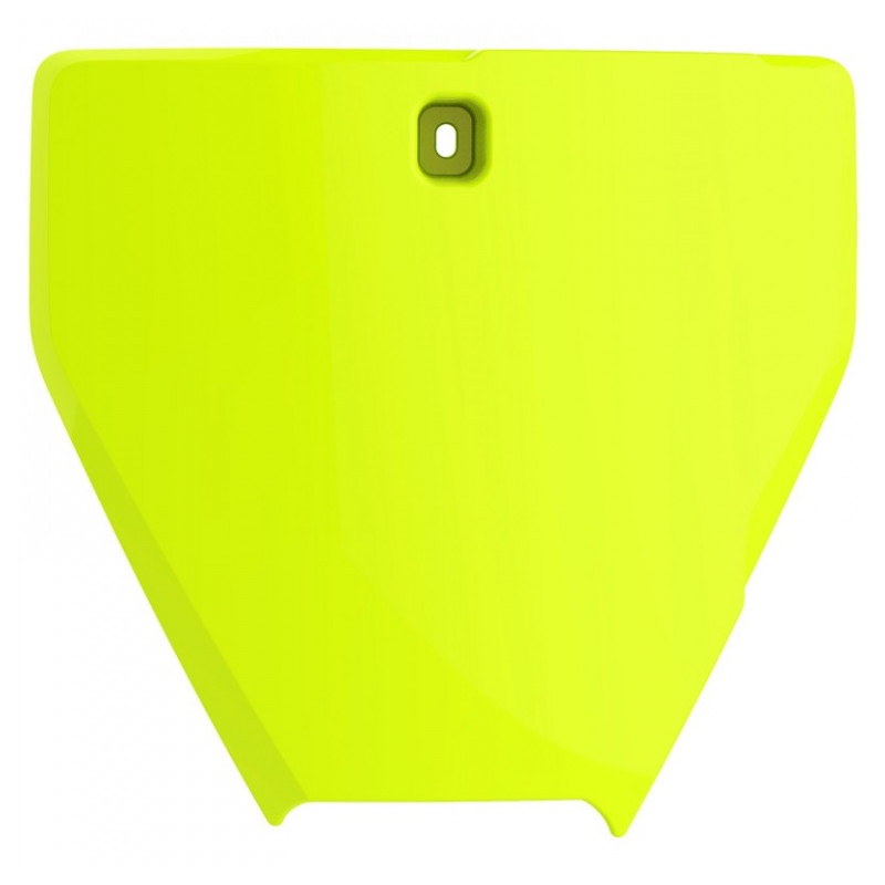 Number Plate POLISPORT Yellow fluo