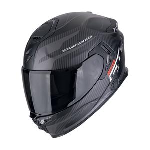 Integrierter Motorradhelm Scorpion EXO-GT SP AIR FLEX mattschwarz-silber