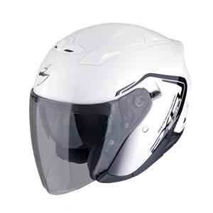 Offener Motorradhelm SCORPION EXO-230 CIT-E weiß-schwarz