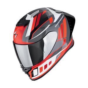 Integrierter Motorradhelm Scorpion EXO-R1 EVO II AIR VITAL grau-weiß-rot