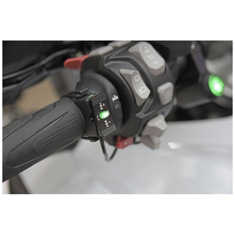 Drahtlose Smartphone-Steuerung für Motorradlenker Interphone schwarz