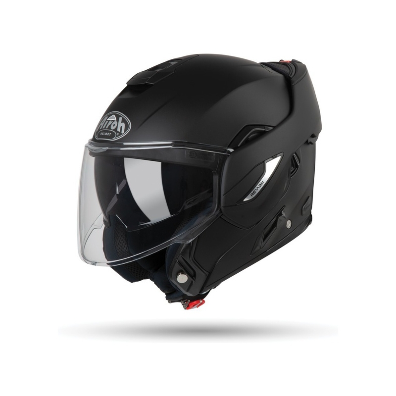 Modularer Motorradhelm Airoh REV 19 Farbe mattschwarz