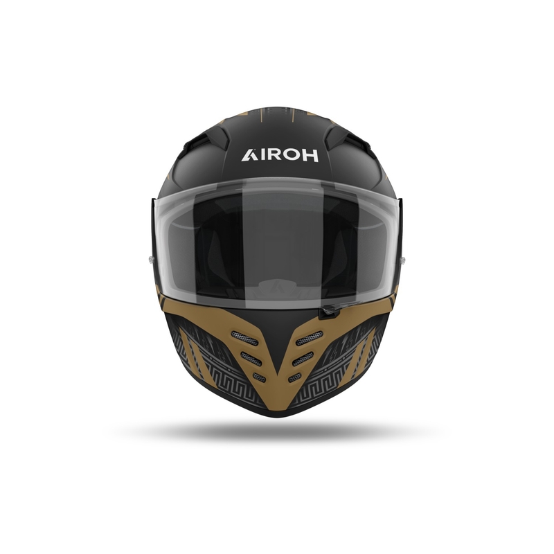 Integrierter Motorradhelm Airoh CONNOR Zeus mattschwarz-gold