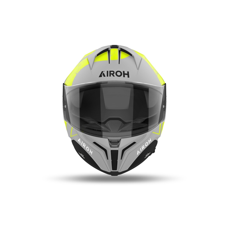 Integrierter Motorradhelm Airoh MATRYX Scope mattgelb