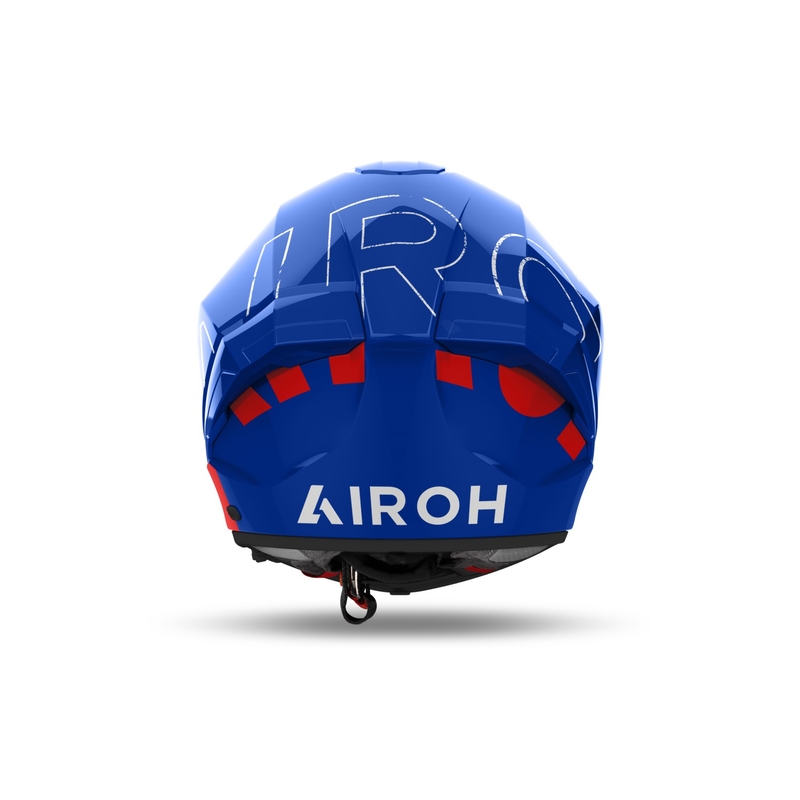 Integrierter Motorradhelm Airoh MATRYX Scope blau-rot