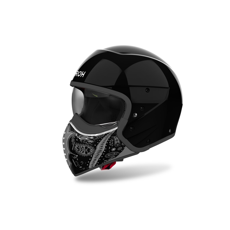 Modularer Motorradhelm Airoh J110 Paesly glänzend schwarz