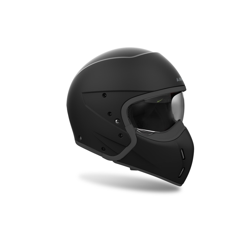 Modularer Motorradhelm Airoh J110 Farbe mattschwarz