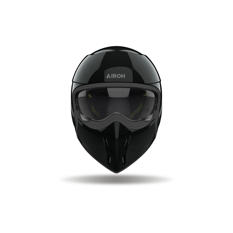 Modularer Motorradhelm Airoh J110 Farbe glänzend schwarz