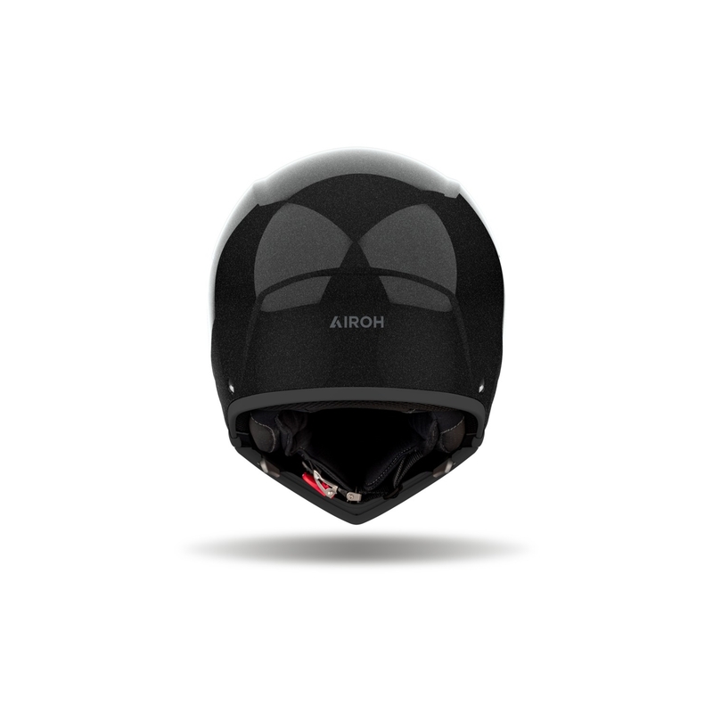 Modularer Motorradhelm Airoh J110 Farbe glänzend schwarz