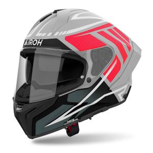 Integrierter Motorradhelm Airoh MATRYX Rider mattrot