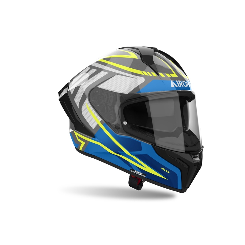 Integrierter Motorradhelm Airoh MATRYX Rider glänzend blau