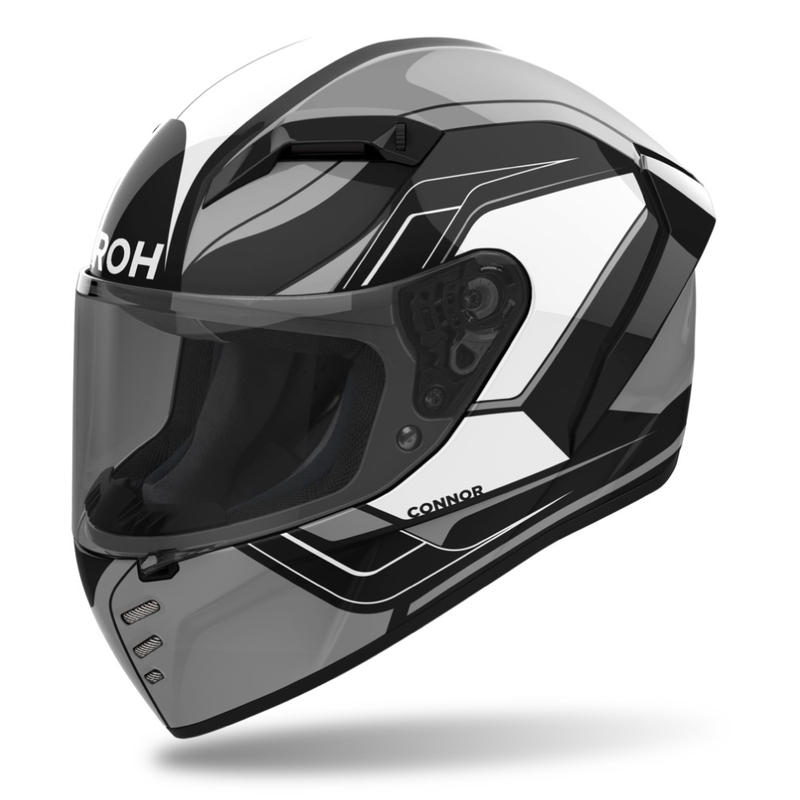Integrierter Motorradhelm Airoh CONNOR Dunk glänzend schwarz