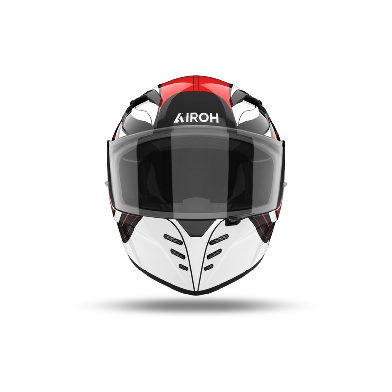 Integrierter Motorradhelm Airoh CONNOR Dunk glänzend rot