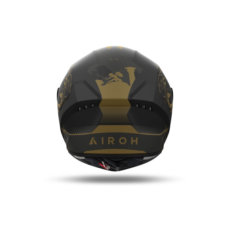 Integrierter Motorradhelm Airoh CONNOR Titan mattschwarz