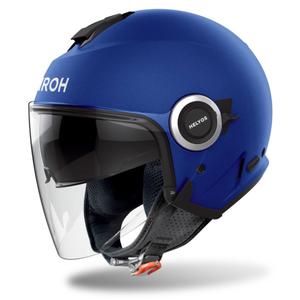 Offener Motorradhelm Airoh HELYOS Farbe mattblau