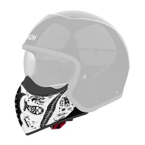 Kinnschutz für Airoh J110 Helme Paesly glänzend weiß