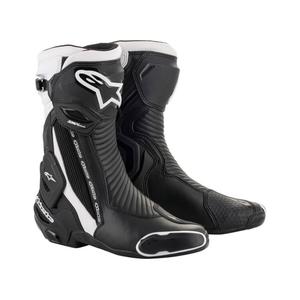Alpinestars SMX Plus 2 Motorradstiefel schwarz-weiß