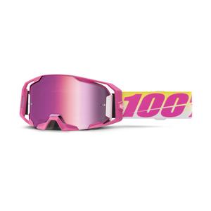 Motocross-Brille 100 % ARmatic Sellars mit rosa Plexiglas