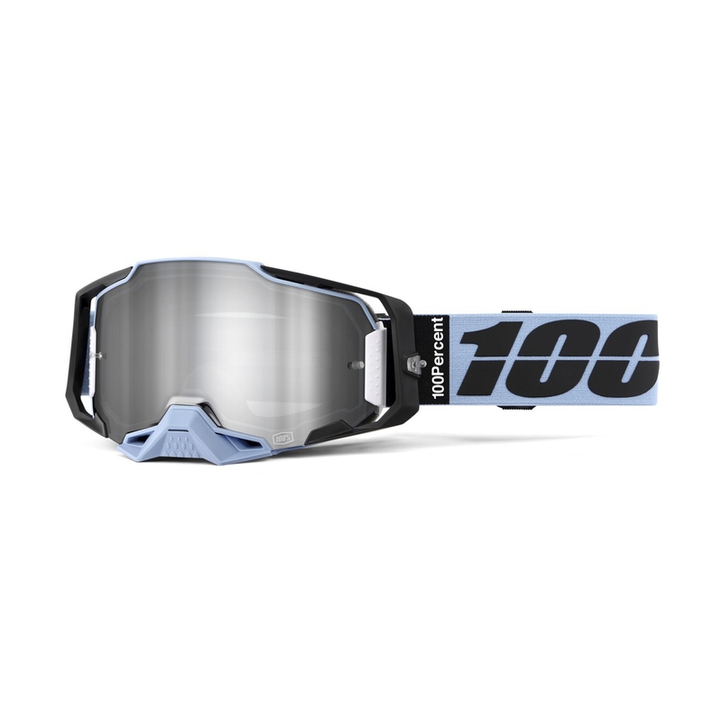 Motocross-Brille aus 100 % silbernem Plexiglas von ARMEGA PETROS