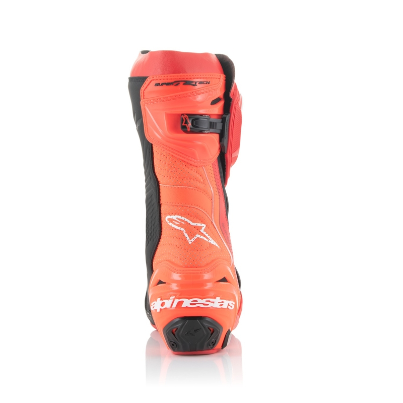 Alpinestars Supertech R Vented Motorradstiefel fluo rot-rot