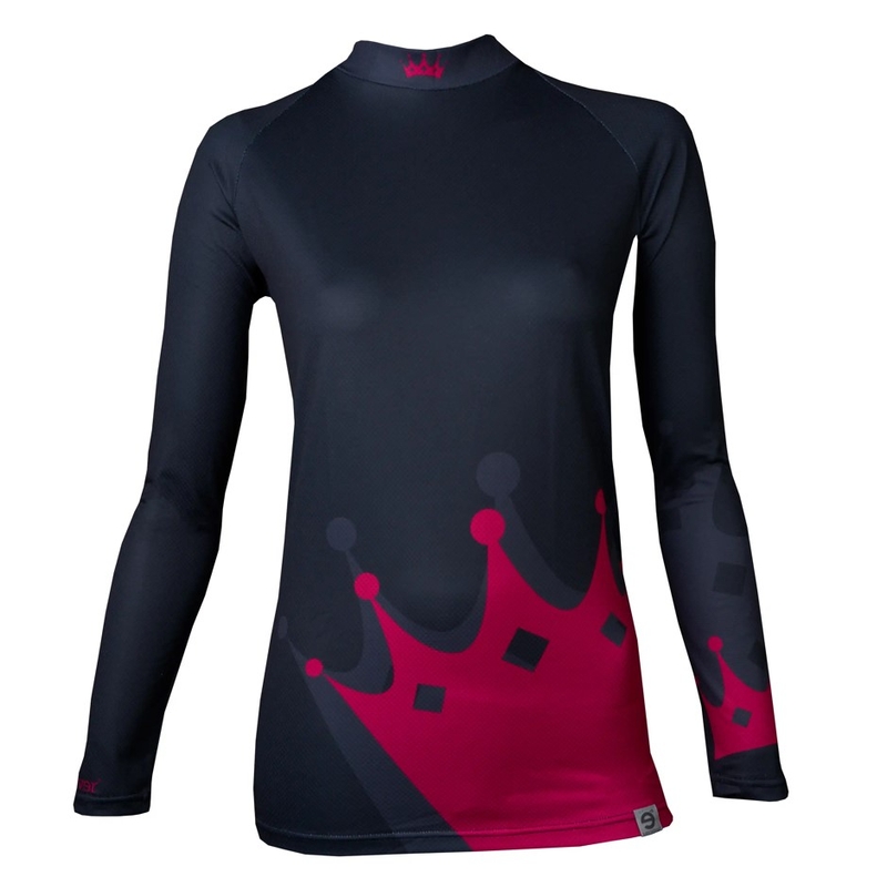 Damen-Thermo-T-Shirt nanosilver® Princess dunkelgrau