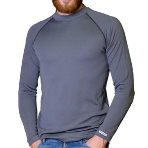 Herren-Thermo-T-Shirt nanosilver® Basic Merino grau