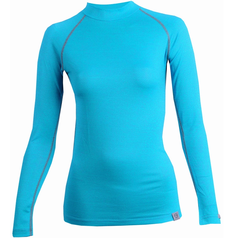 Damen Thermo-T-Shirt nanosilver® MERINO blau Ausverkauf