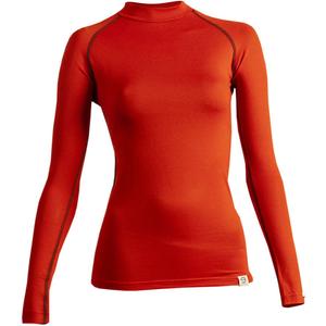 Damen Thermo-T-Shirt nanosilver® MERINO ziegelrot