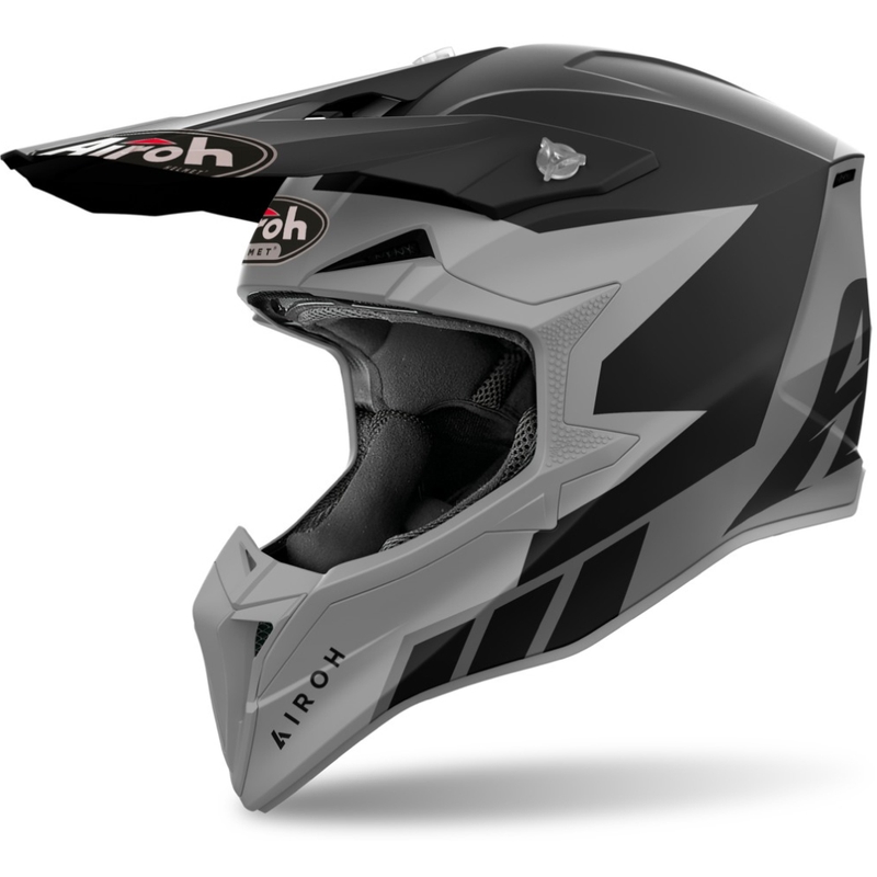 Airoh Wraaap Reloaded Motocross-Helm mattanthrazit