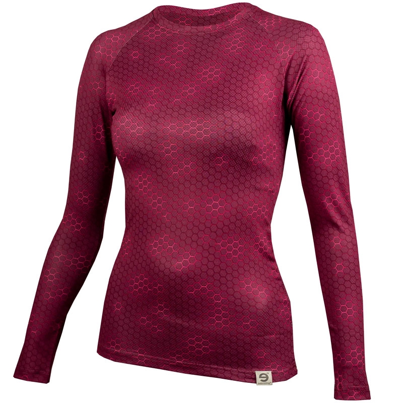 Damen-Thermo-T-Shirt nanosilver® Kunststoff dunkelrosa
