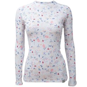 Damen Thermo-T-Shirt nanosilver® Bloom weiß