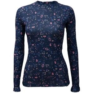 Damen Thermo-T-Shirt nanosilver® Bloom dunkelblau