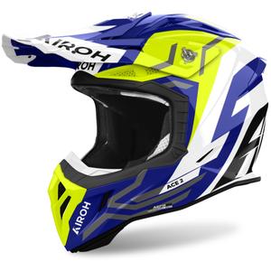 Airoh Aviator Ace 2 Ground 2024 Motocross-Helm, glänzendes Gelb