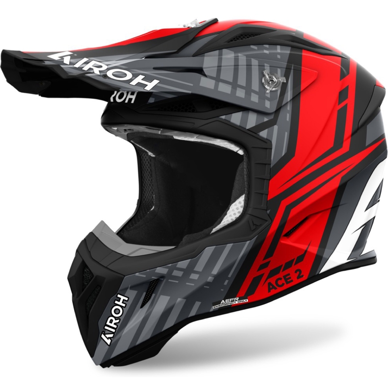 Airoh Aviator Ace 2 Proud Motocrosshelm mattrot