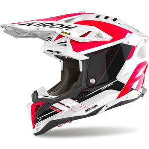 Airoh Aviator 3 Sabre 2024 Motocross-Helm, glänzendes Rot