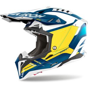 Airoh Aviator 3 Sabre 2024 Motocross-Helm Mattblau