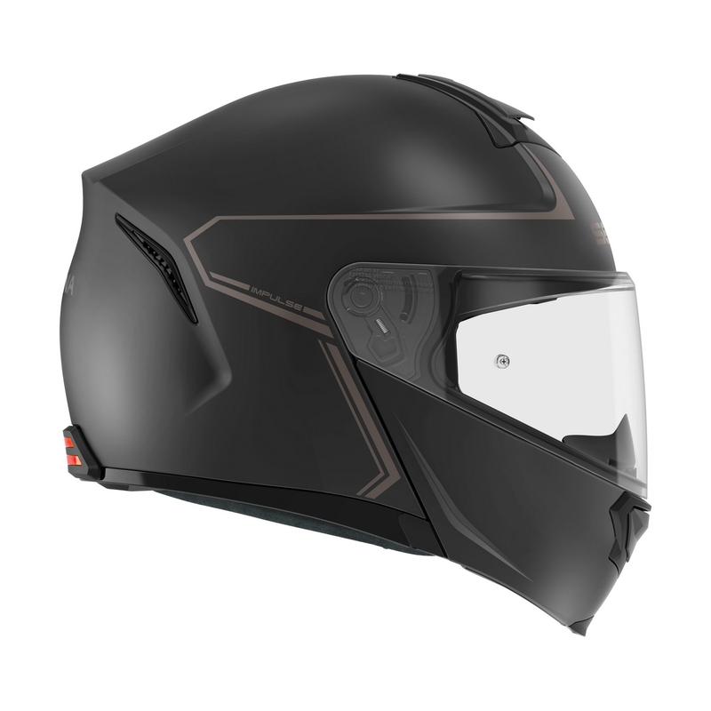 Klappbarer Motorradhelm SENA mit Mesh-Headset Impulse schwarz matt