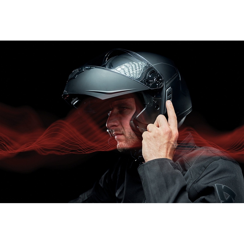 Klappbarer Motorradhelm SENA mit Mesh-Headset Impulse schwarz matt