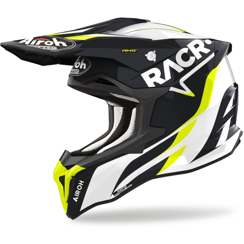 Motocross-Helm Airoh Strycker Racr 2024 glänzend Ausverkauf