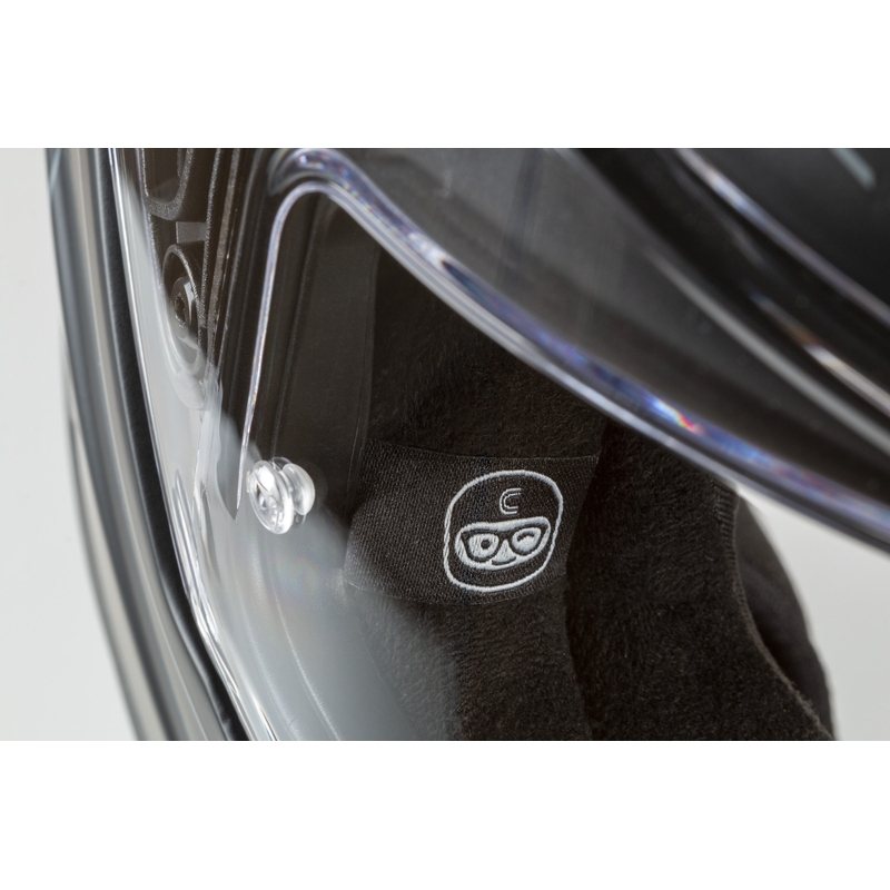 Klappbarer Motorradhelm Cassida Modulo 2.1 Profile mattschwarz-grau-orange