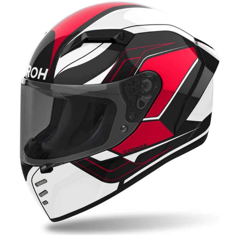 Integrierter Motorradhelm Airoh CONNOR Dunk glänzend rot