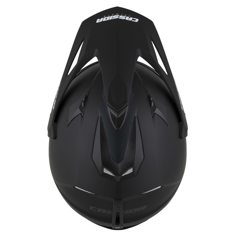 Enduro-Helm Cassida Tour 2.0 Dual mattschwarz-grau mit mattschwarzem Visier