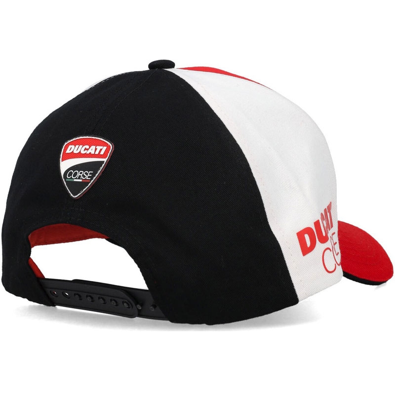 Ducati Snapback Cap rot-weiß-schwarz