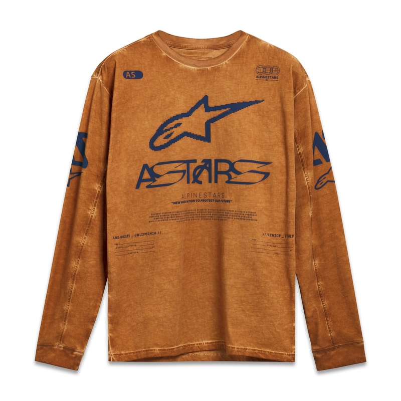 Alpinestars Nook Knit Langarm-T-Shirt Rot