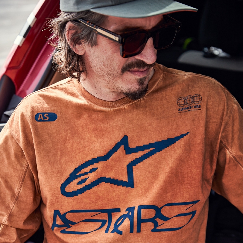 Alpinestars Nook Knit Langarm-T-Shirt Rot