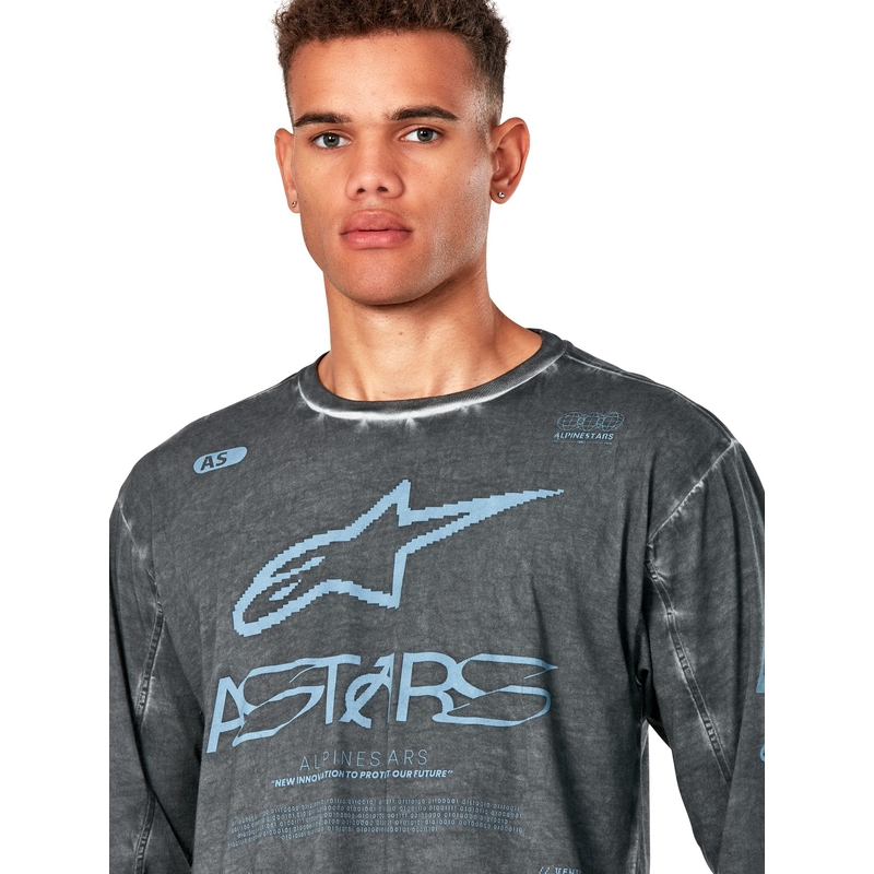 Alpinestars Nook Knit Langarm-T-Shirt Dunkelgrau