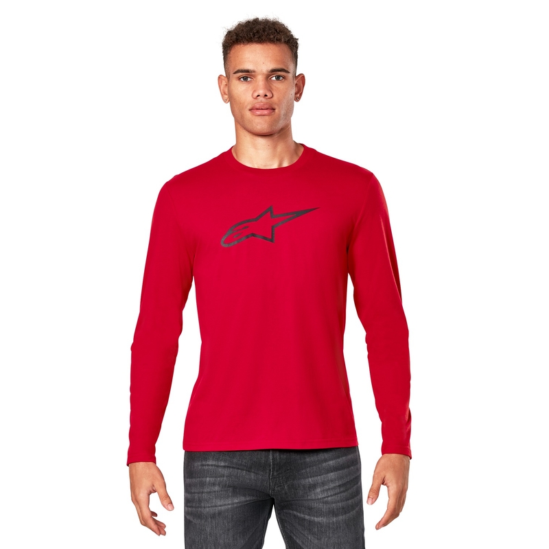 Alpinestars Backhand CSF Langarm-T-Shirt Rot
