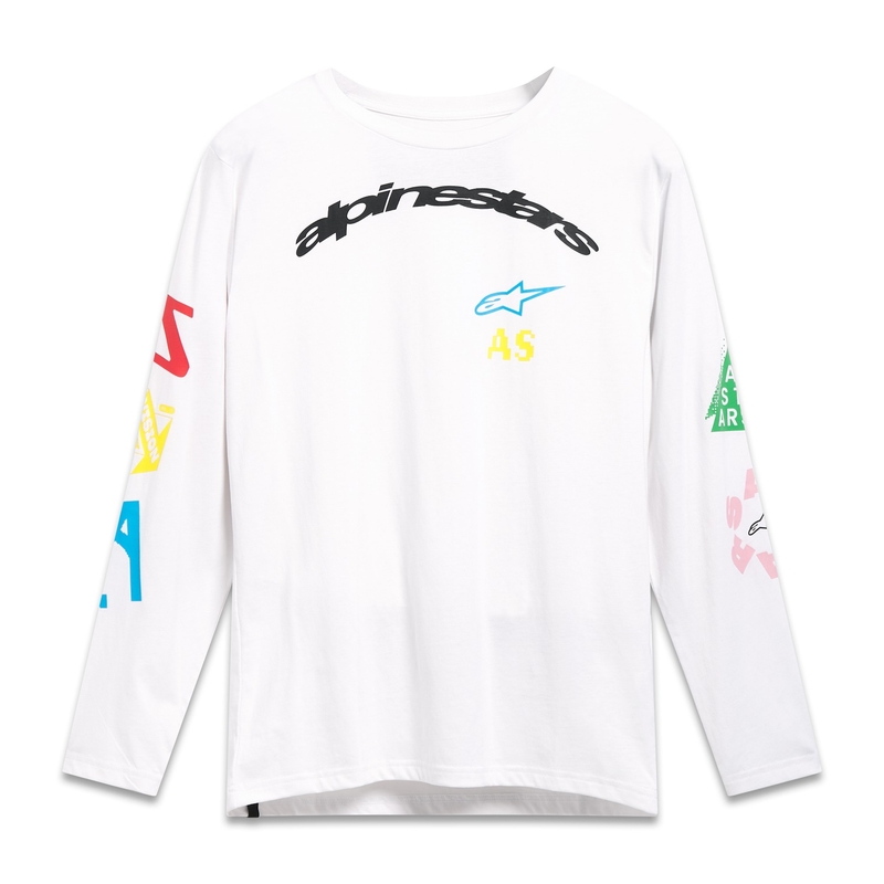 Alpinestars Brundo CSF Weißes Langarm-T-Shirt