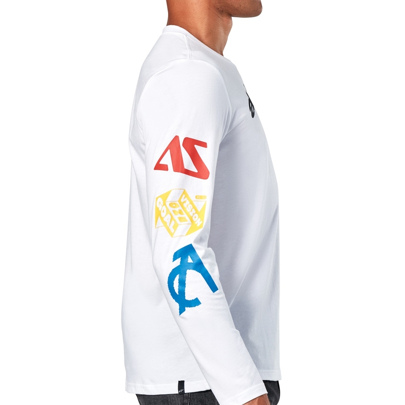 Alpinestars Brundo CSF Weißes Langarm-T-Shirt