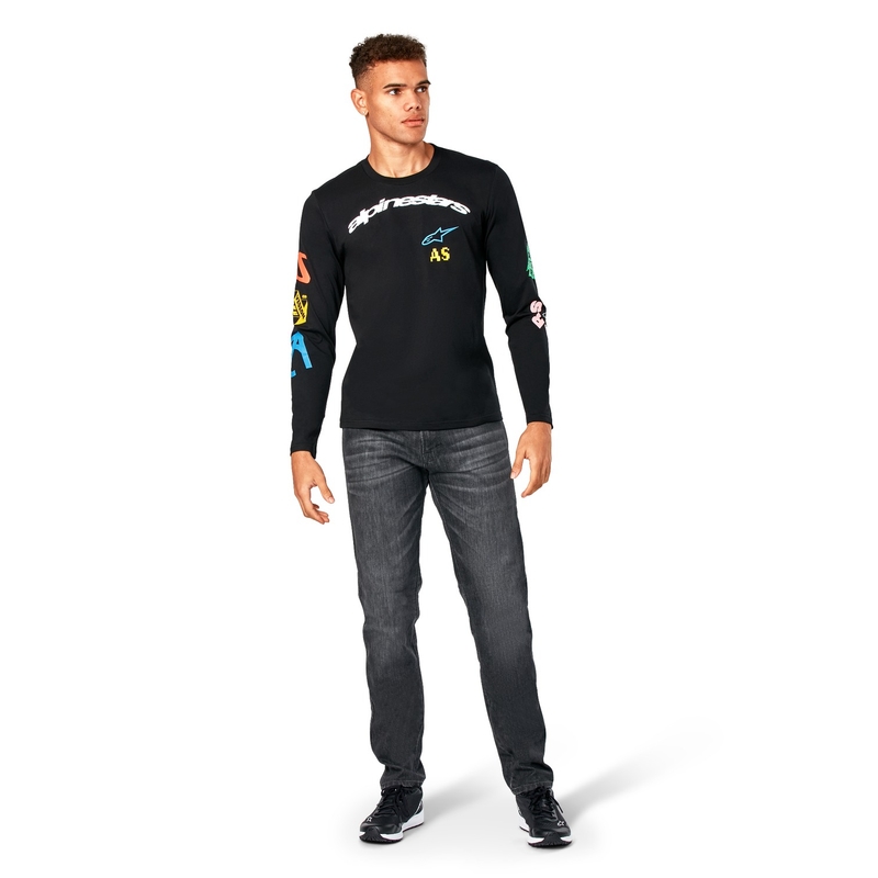 Alpinestars Brundo CSF Langarm-T-Shirt Schwarz